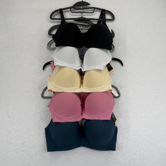 Viola's Secret Bras 40DD 5 pack Comfort Full Coverage Underwire Bra Bundle READ - Picture 1 of 16